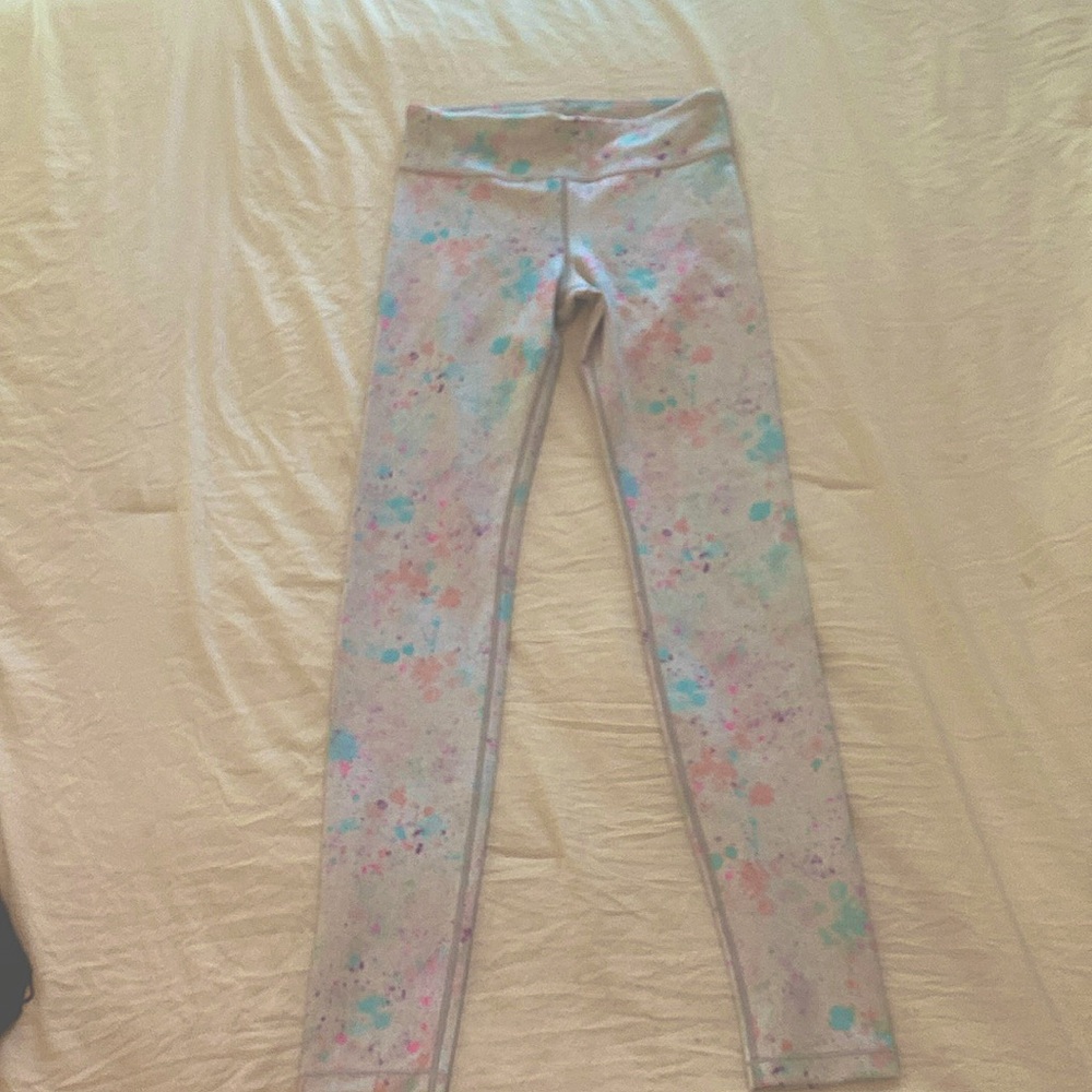 Athleta Girl Chit Chat Tight Leggings in Splatter Graffiti / 14 XL